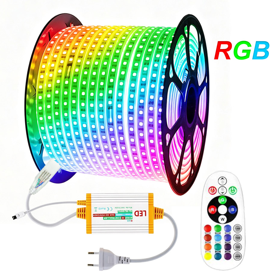1m-50m 220V RGB LED-Streifen 5 – Outdoor Power Strip Weatherproof Bewertung und Preis